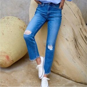 AYR Women's Straight Leg Jeans - Blue